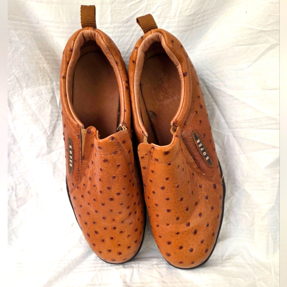 Roper Brown Leather Men Shoes